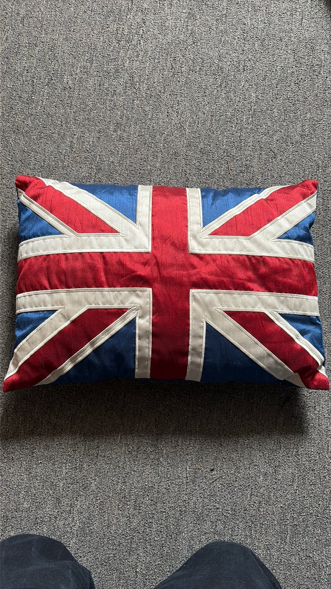 Nieuw kussen engelse vlag, Ophalen of Verzenden, Zo goed als nieuw, Vierkant