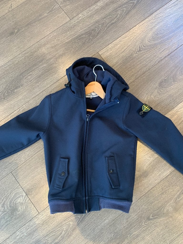 Boys  wind Jack stone island, Ophalen, Blauw, Overige maten, Stone Island