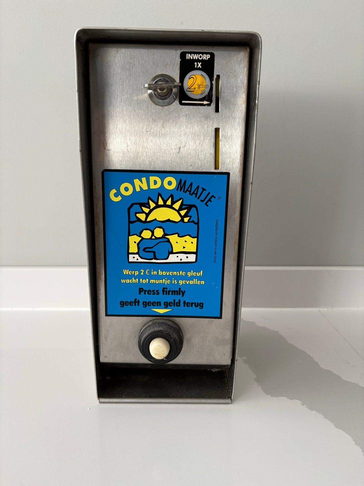 Condoommaatje condoomautomaat, Verzenden, Zo goed als nieuw, Gebruiksvoorwerp