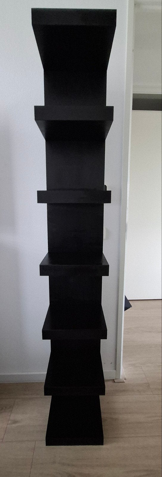 LACK wandkast zwart, Ophalen, 50 tot 100 cm, Zo goed als nieuw, 150 tot 200 cm