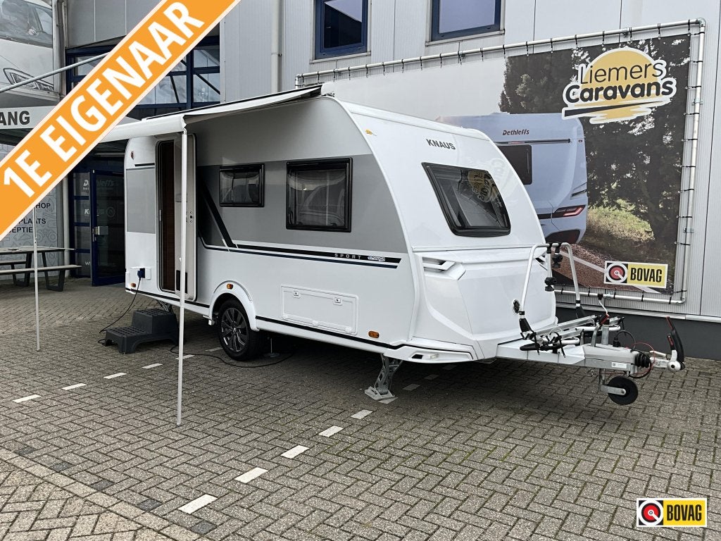 Knaus Sport E-Power Selection 420 QD AIRCO-LEVELSSYTEEM-LUIF, Schokbreker, Bedrijf, Treinzit, Tot en met 3