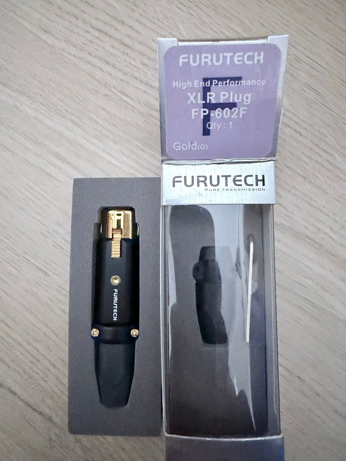 Furutech FP-602F Gold XLR Plug Female - Nieuw, Ophalen of Verzenden, Nieuw, Overige kabels