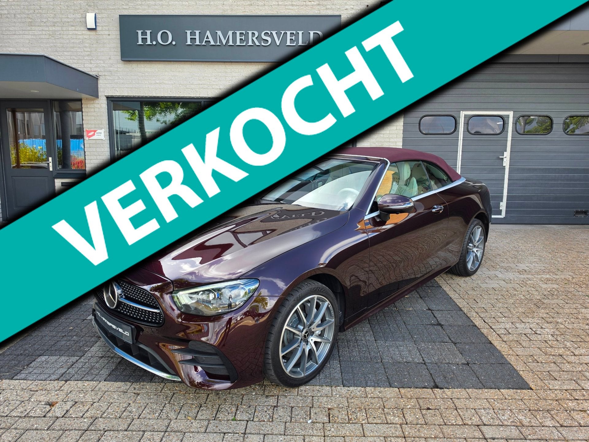 Mercedes-Benz E-klasse Cabrio 200 AMG Line Designo! Bomvol o, 13 km/l, 1730 kg, Achterwielaandrijving, Gebruikt