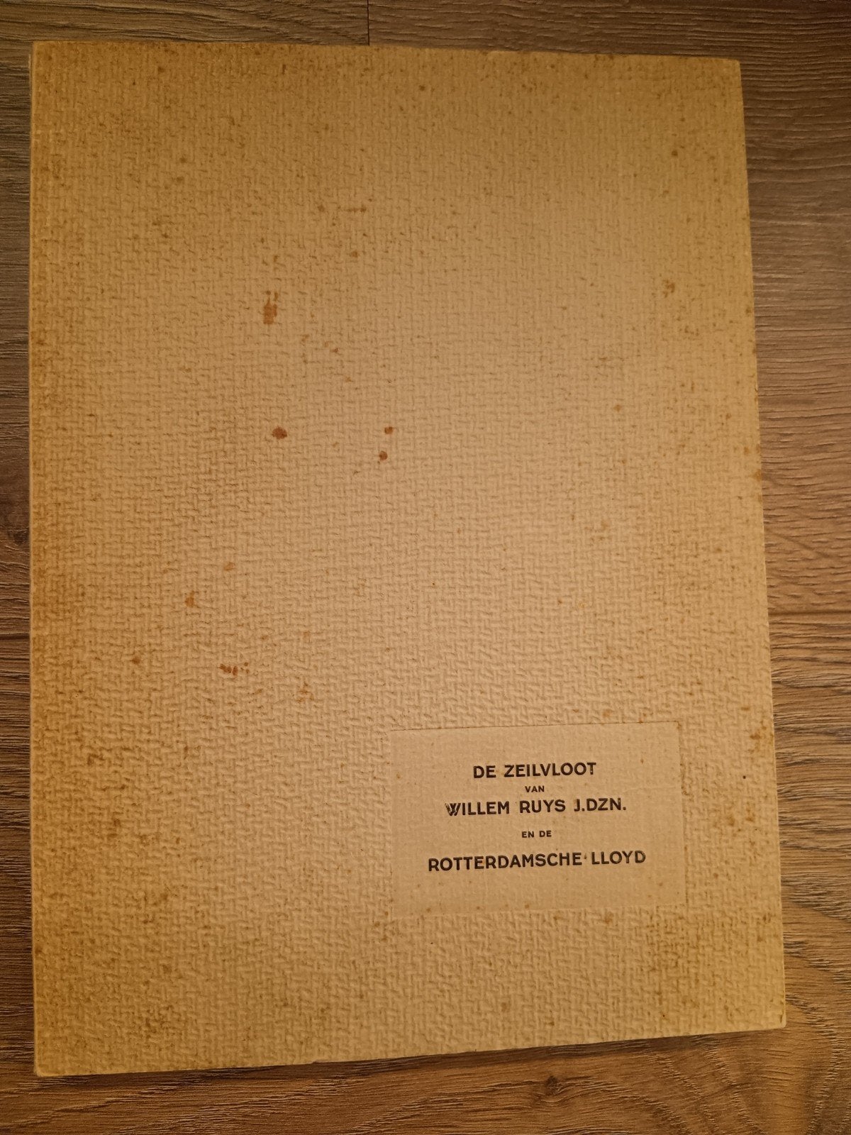 Rotterdamsche Lloyd boek, Ophalen of Verzenden, Overige soorten, Nederland, Boek of Tijdschrift