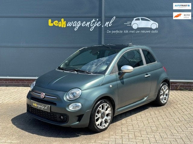 Fiat 500 1.2 Rockstar *carplay *cruise *climate *16 inch, Auto's, Voorwielaandrijving, Gebruikt, 4 cilinders, 4 stoelen
