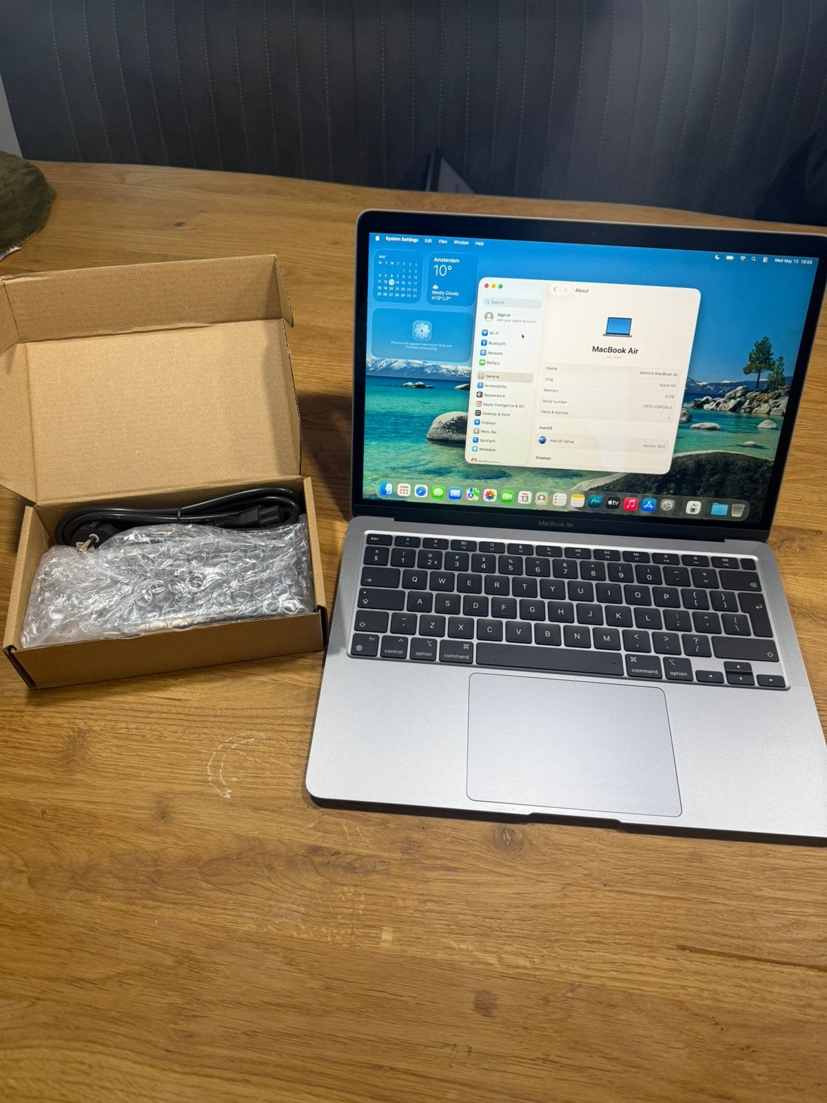 Macbook Air 13" 2020 M1 chip, Werkt perfect! 250GB SSD A2337, Computers en Software, Apple Macbooks, Ophalen of Verzenden, 13 inch