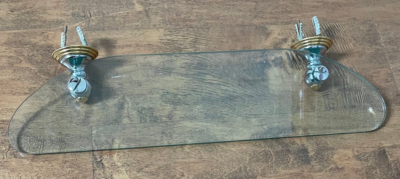 Grohe planchet voor badkamer - Glas en chroom/goud, Ophalen of Verzenden, Gebruikt, Overige kleuren, Overige typen