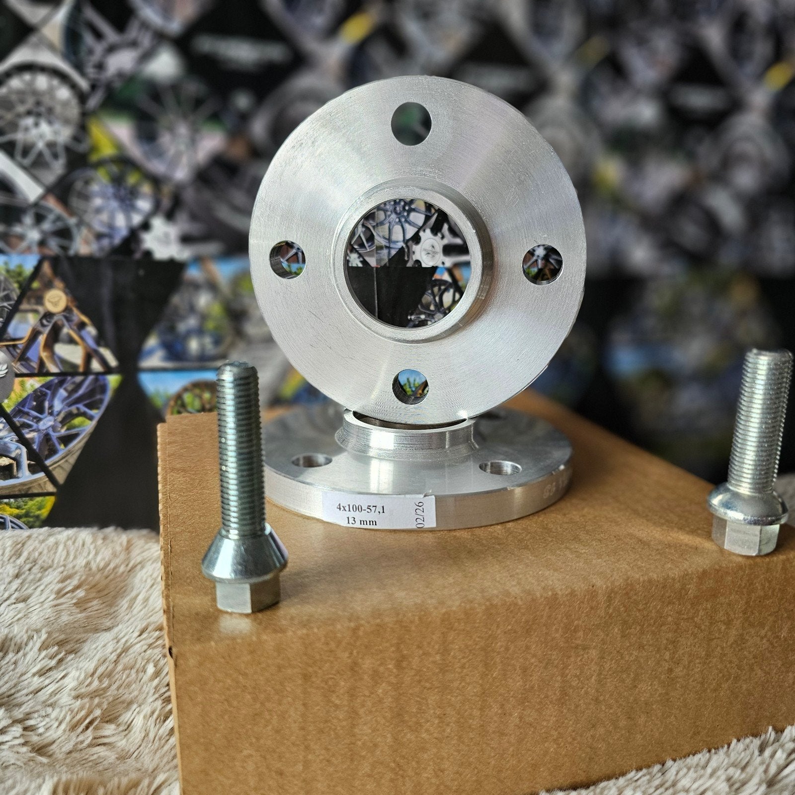 Spoorverbreders spacers Golf 1 4x100 57,1 13mm, Ophalen of Verzenden