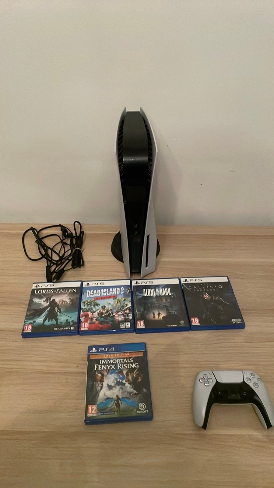 PS5 Disc Versie met Games - Zo goed als nieuw, Spelcomputers en Games, Spelcomputers | Sony PlayStation 5, Ophalen, Zo goed als nieuw