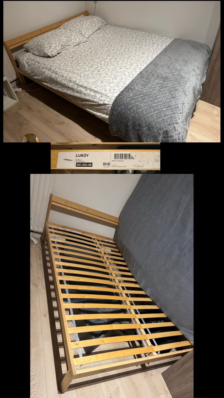 IKEA Luroy Lattenbodem - Zo goed als nieuw, Huis en Inrichting, Ophalen, 90 cm, Zo goed als nieuw, 200 cm