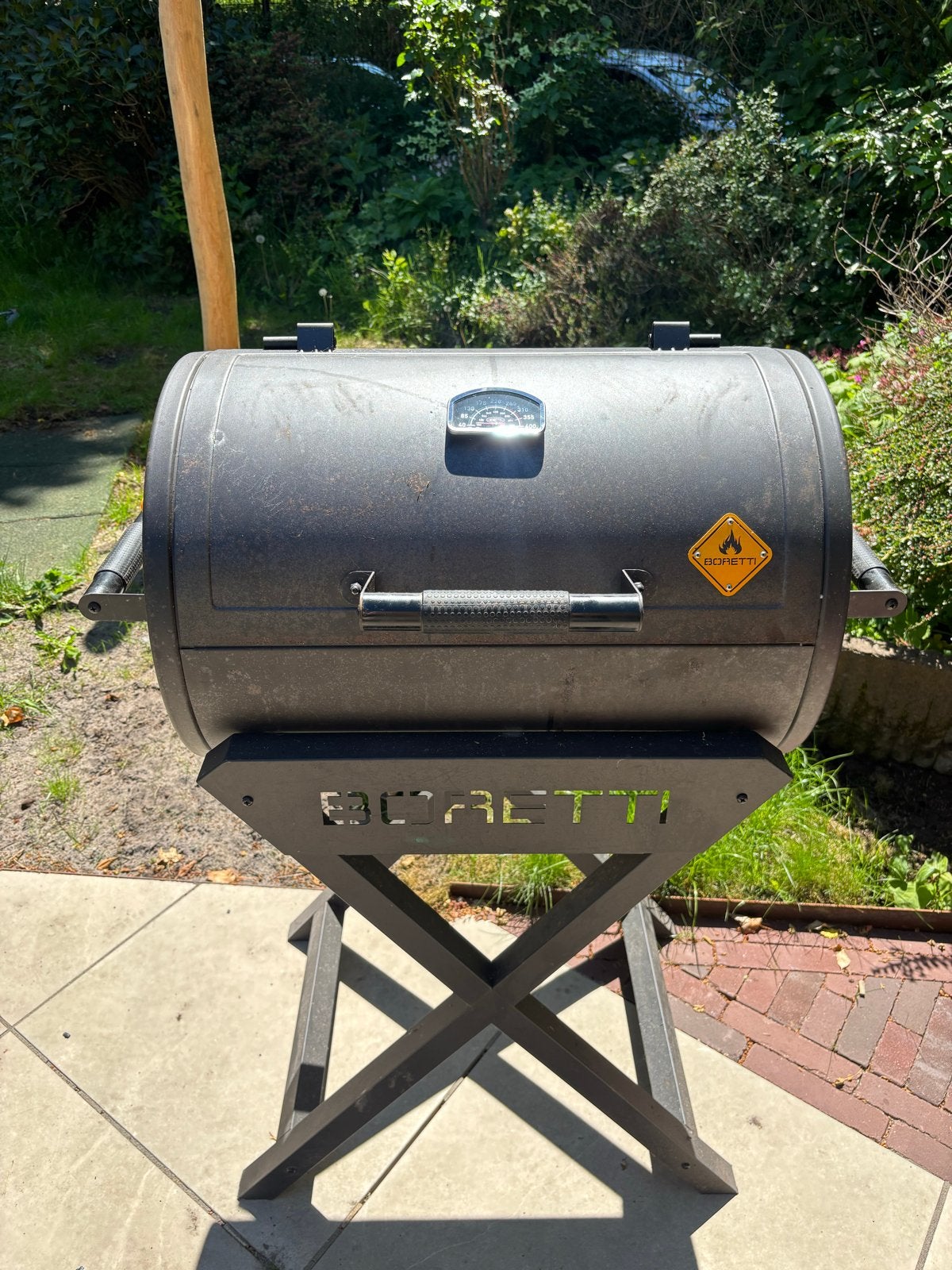 Boretti Fratello barbecue - Compleet met hoes, Ophalen, Gebruikt, Met accessoires