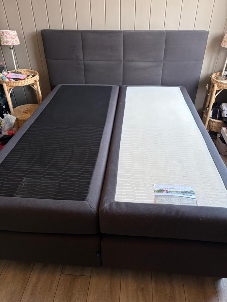 Karlsson Boxspring Vildår HR - 160x200 cm - Zo goed als nieu, Ophalen, Tweepersoons, Zo goed als nieuw, 200 cm