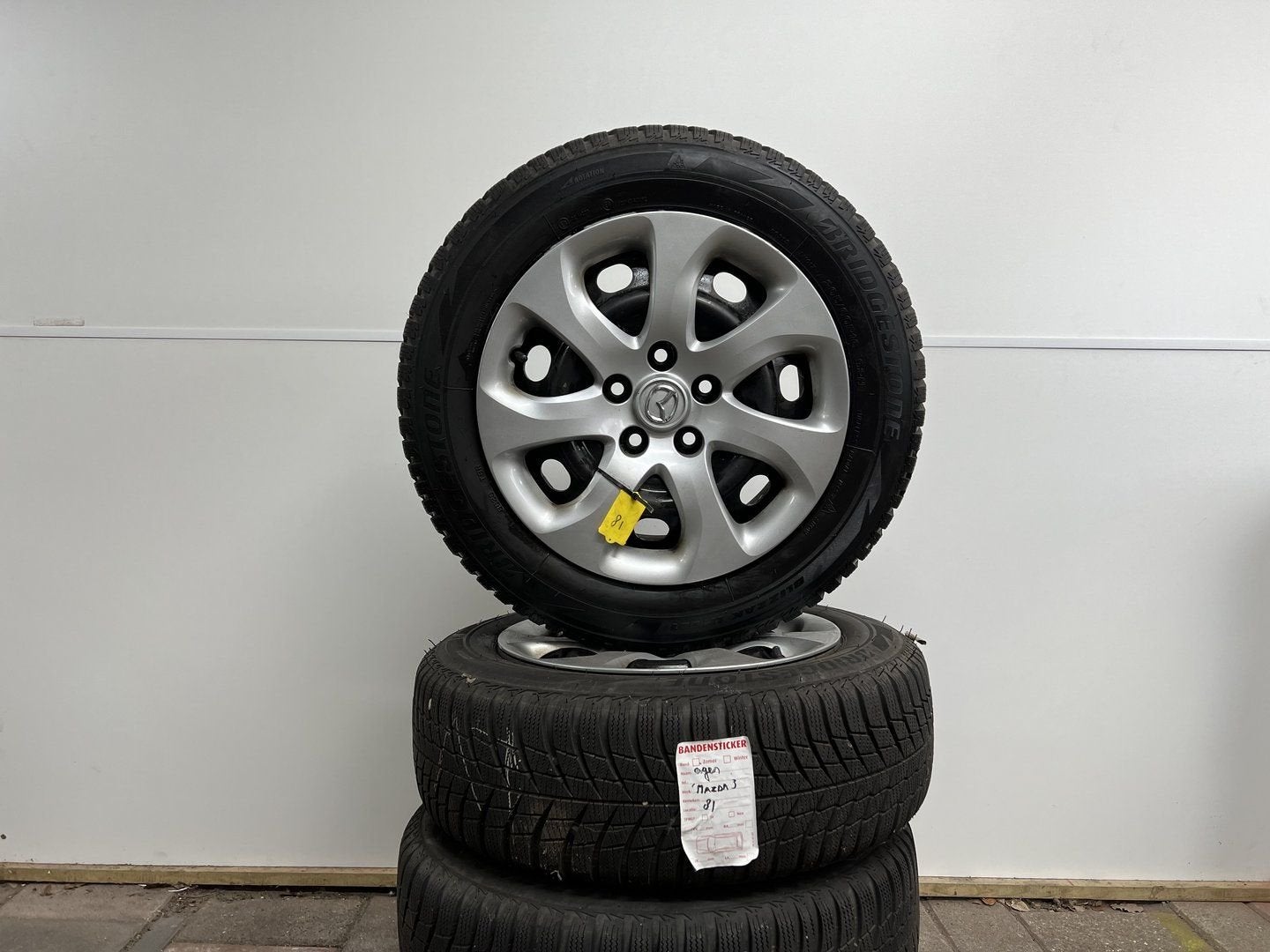 Mazda 3 Winterwielen Bridgestone, Gebruikt, -, Banden en Velgen, -