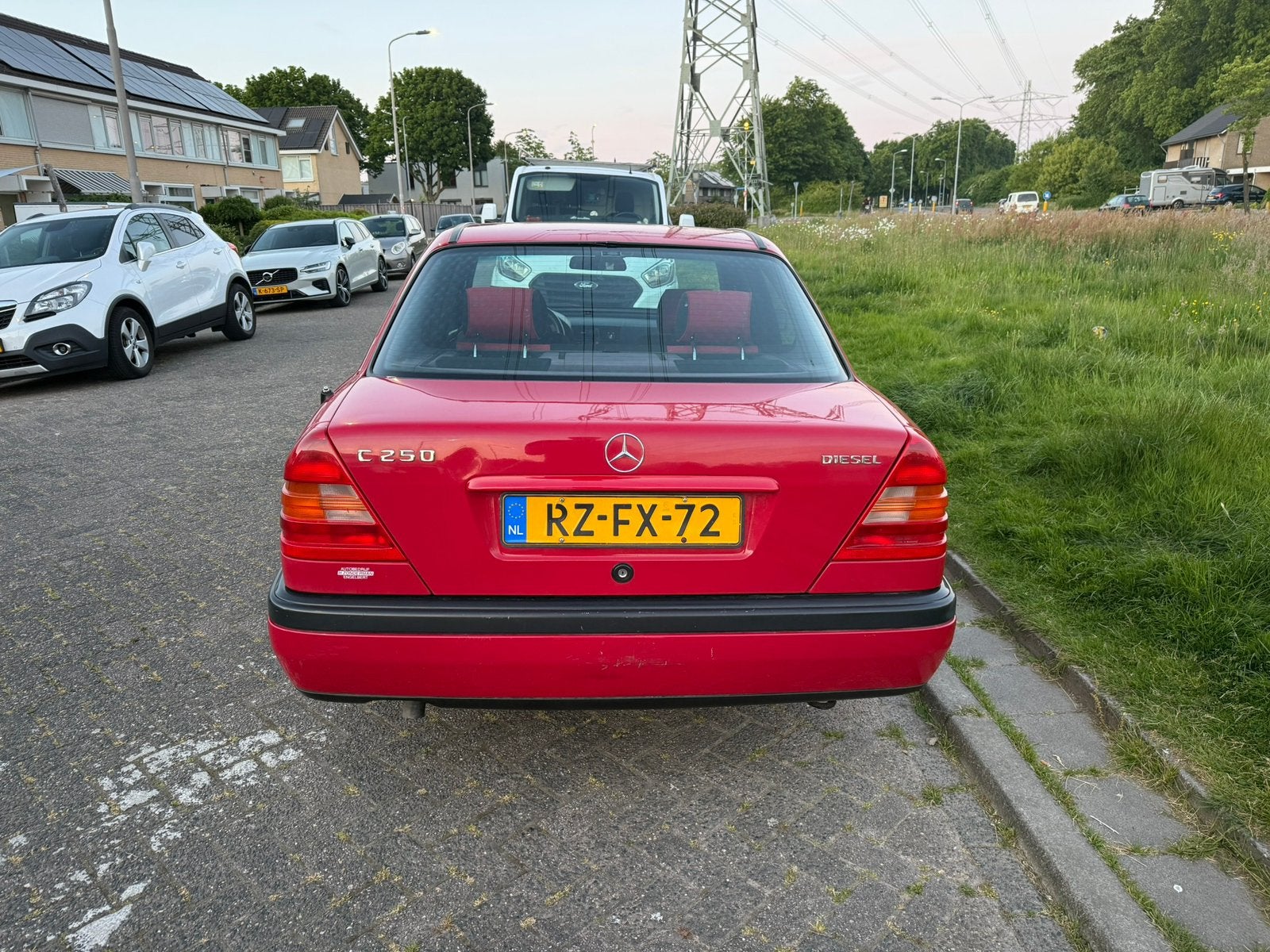 Mercedes-Benz C-Klasse 2.5 D C250 Oxykat 1994 Rood, foto 3
