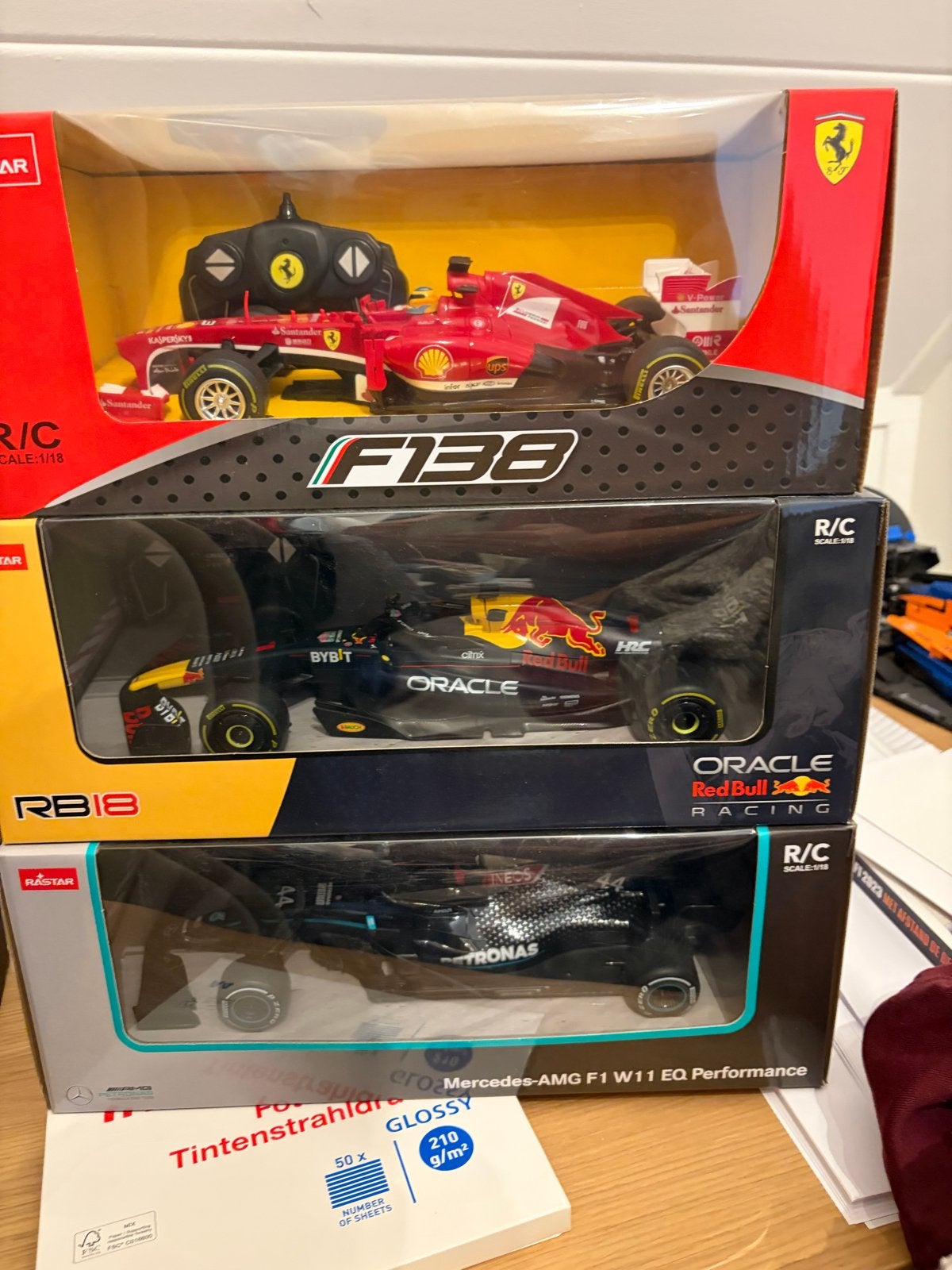 Formule 1 RC Auto's: Ferrari, Red Bull, Mercedes, Ophalen, Nieuw, Overige typen