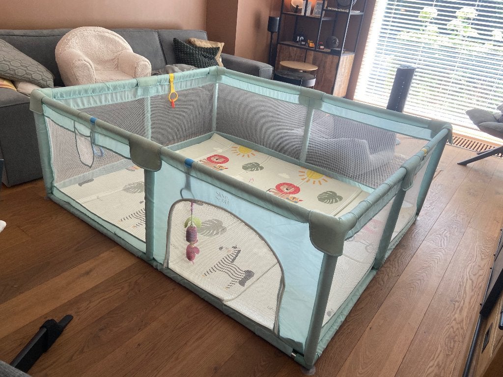 Grondbox 150x180 skye & scott, Kinderen en Baby's, Boxen, Ophalen, Gebruikt, Rechthoekig