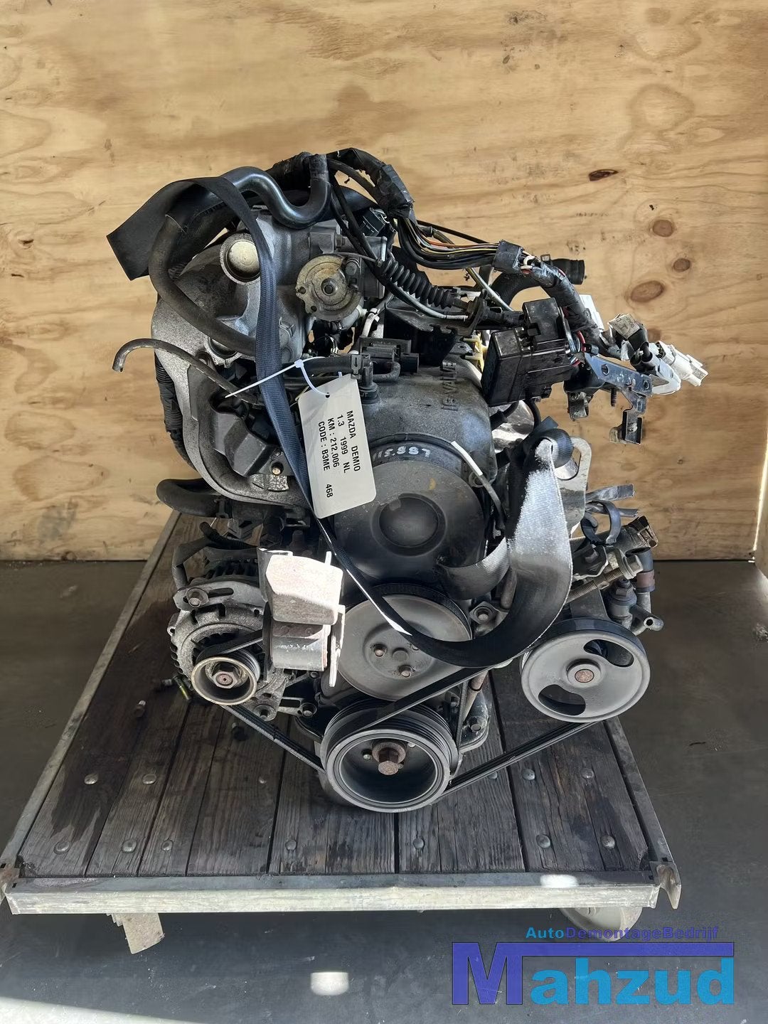 MAZDA DEMIO 1.3 16V Motorblok motor B3 B3ME, Auto-onderdelen, Gebruikt, Shinchi, Fuchu-Cho 3-1
730-8670  Hiroshima, Mazda Motor Corporation