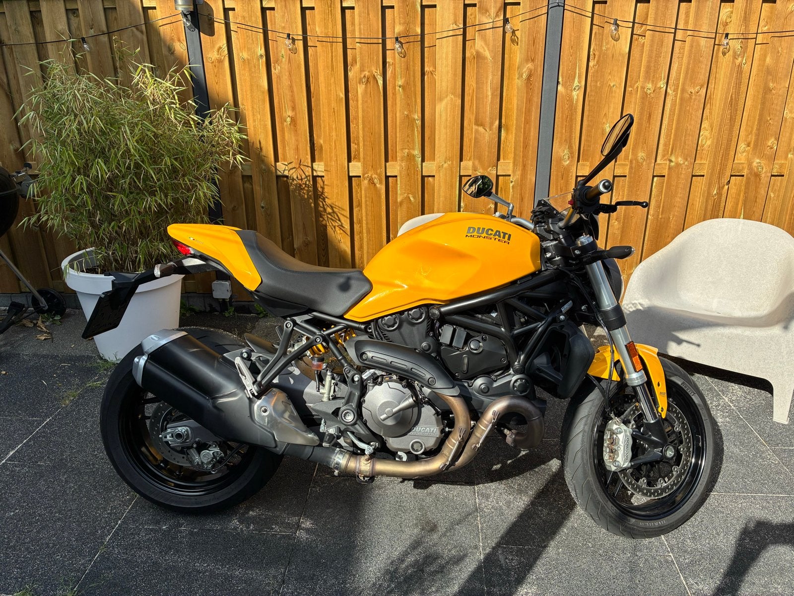 Ducati Monster 821 uit 2019, Motoren, Motoren | Ducati, 2 cilinders, Occasion, Particulier, Meer dan 35 kW