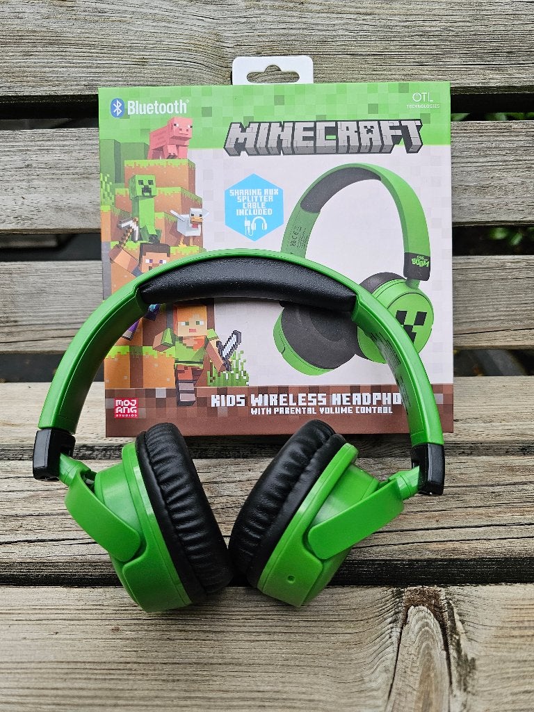 Minecraft draadloze kinderkoptelefoon, microfoon, bluetooth, Overige merken, Overige typen, Ophalen of Verzenden, Zo goed als nieuw