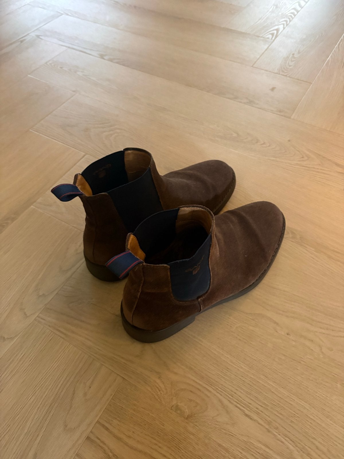 GANT Oscar suède Chelsea boots - Maat 42, Ophalen of Verzenden, Gedragen, Bruin, Boots
