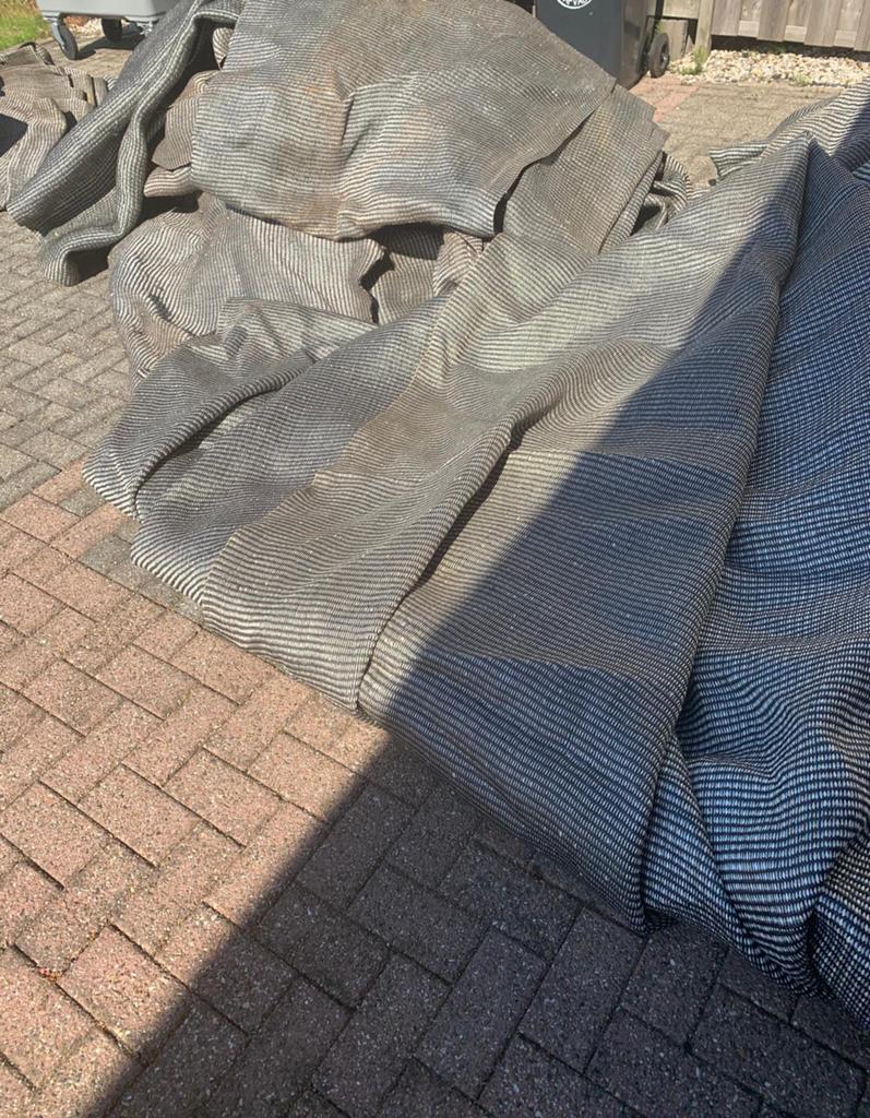Dik worteldoek, drukverdelend gronddoek dikste van NL! 850g, Ophalen, Zo goed als nieuw, 15 m² of meer, Zeil