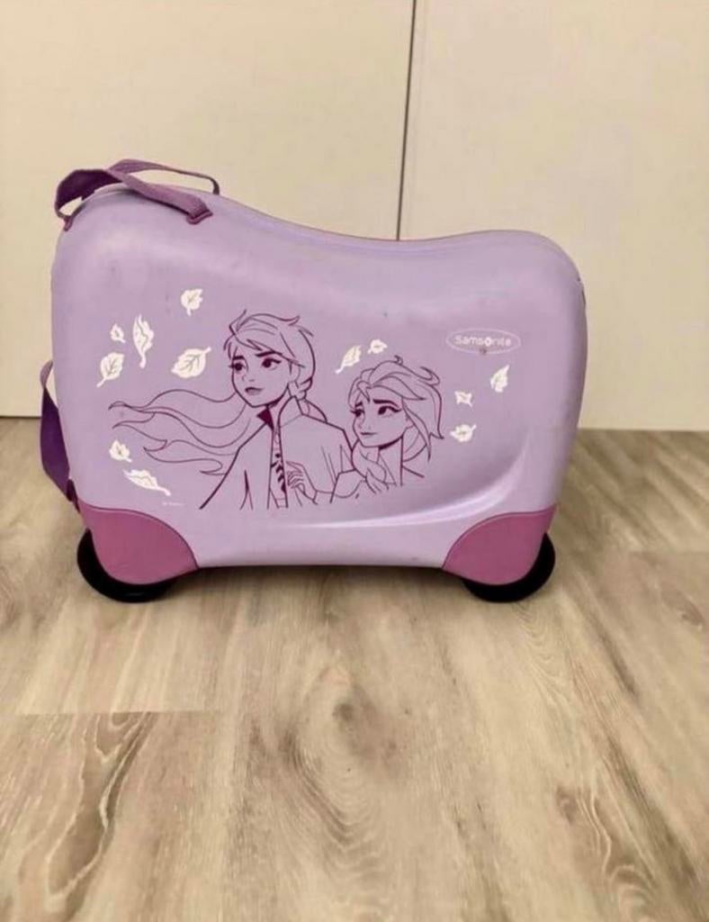 Frozen kinderkoffer - Samsonite Dream Rider, Hard kunststof, Minder dan 50 cm, Zo goed als nieuw, Minder dan 35 cm