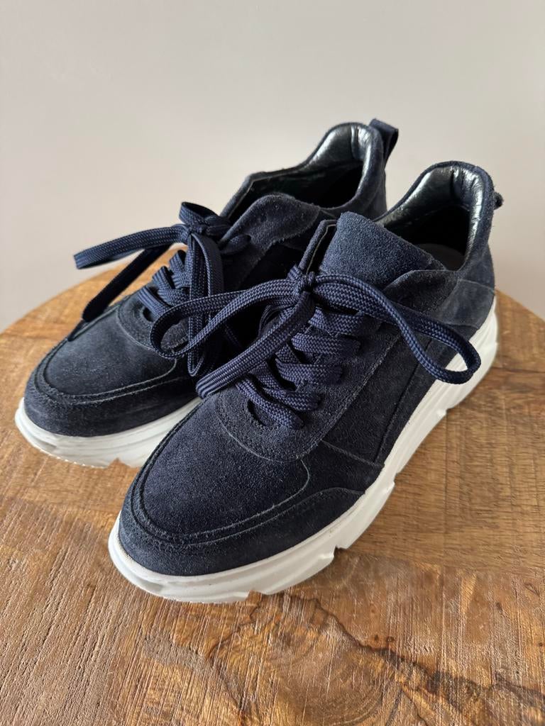 Zeer nette blauwe sneakers met Durea inlegzooltjes maat 39, Verzenden, Blauw, Sneakers of Gympen, Zo goed als nieuw
