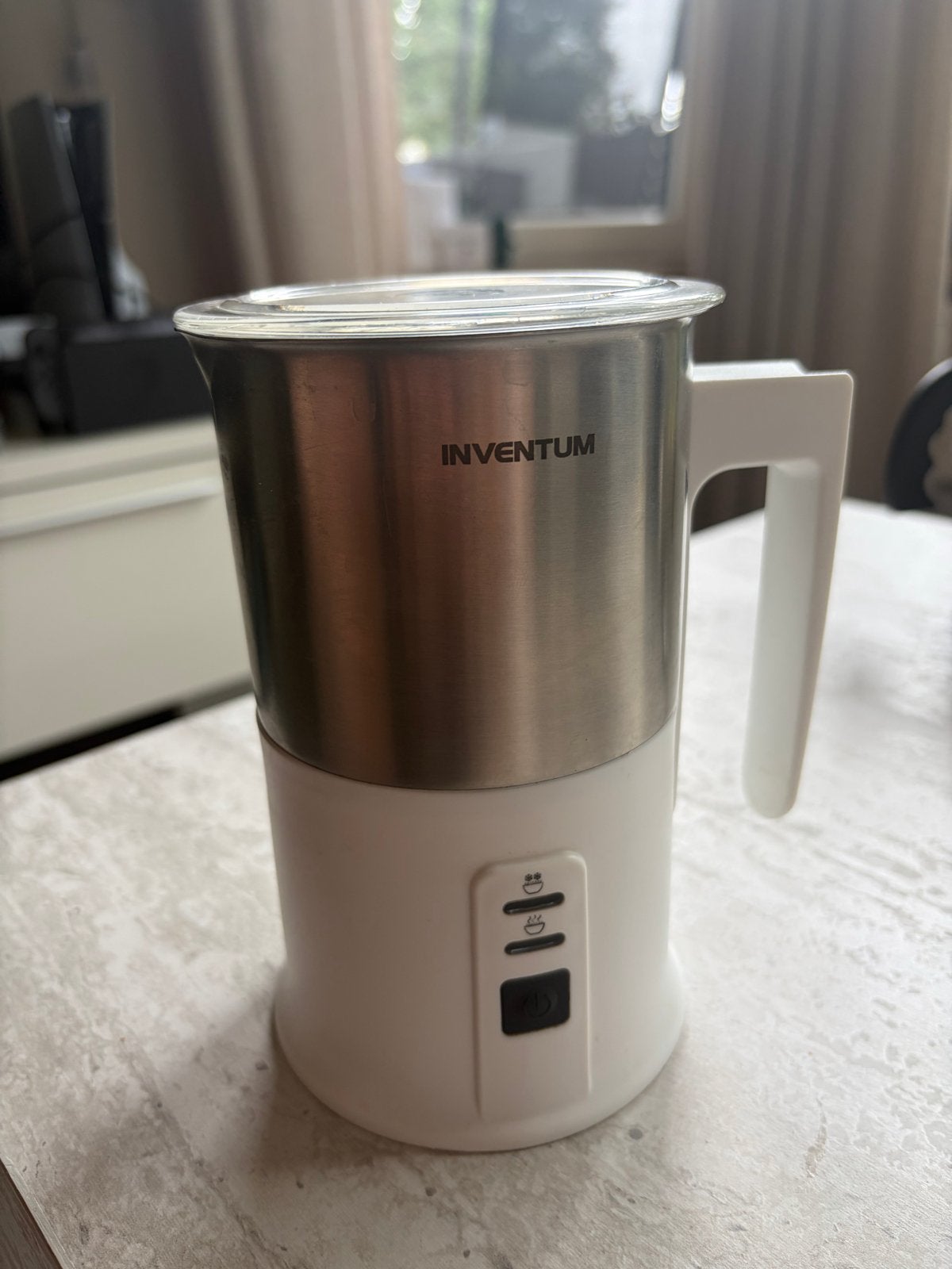 Inventum Melkopschuimer MK360, Ophalen of Verzenden, Zo goed als nieuw, Elektrische melkopschuimer