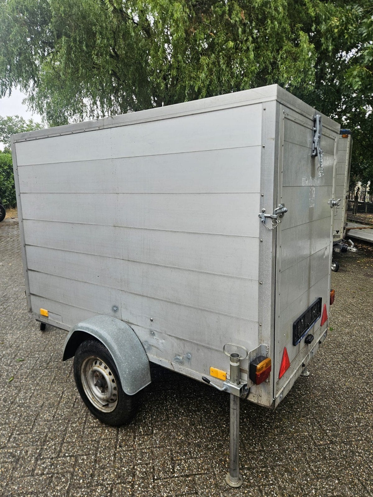 Aluminium gesloten aanhanger/uniek/aanhangwagen aluminium, Ophalen of Verzenden