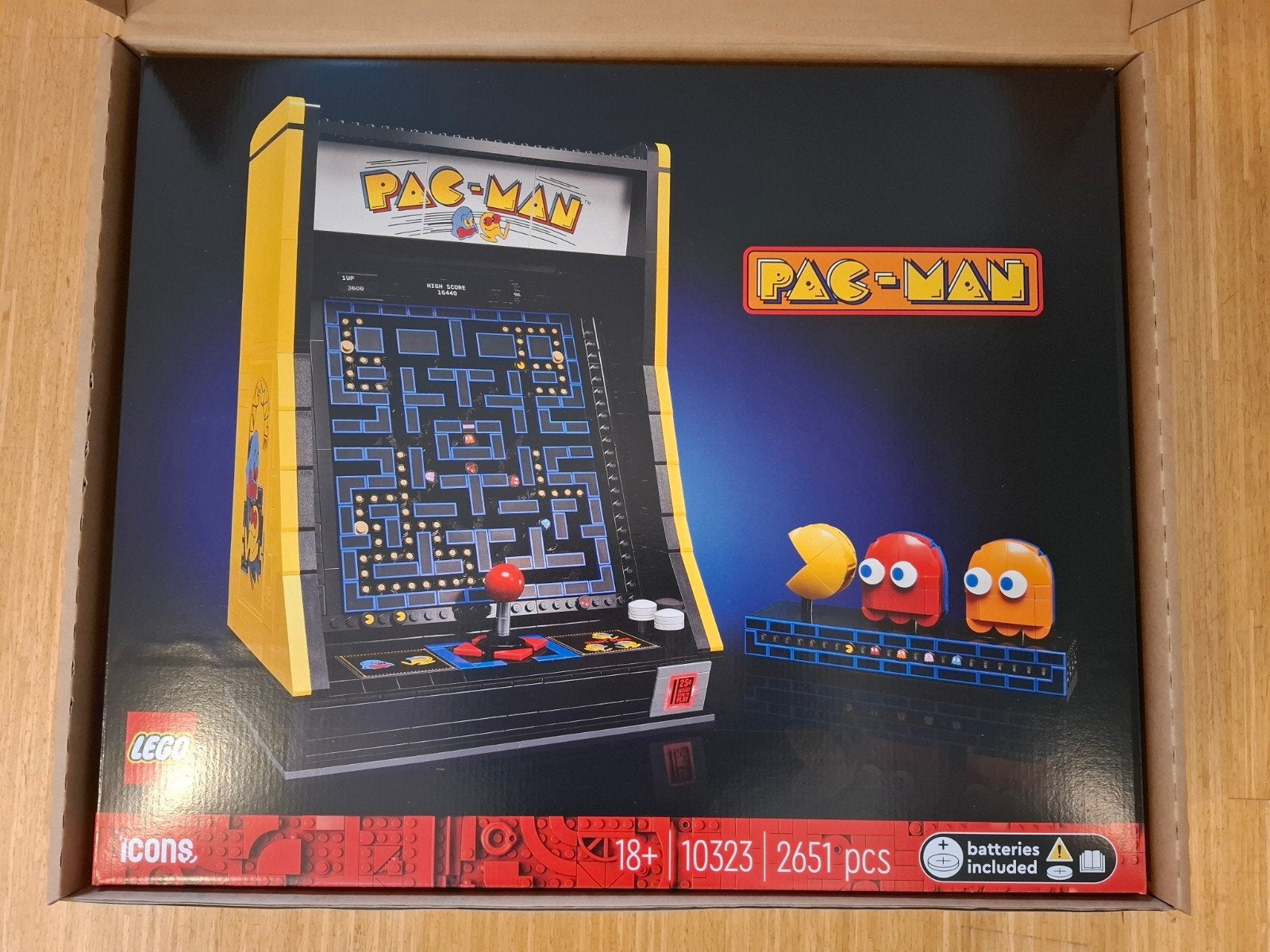 LEGO Icons PAC-MAN Arcade (10323) Nieuw in omdoos, Ophalen of Verzenden, Nieuw, Overige merken