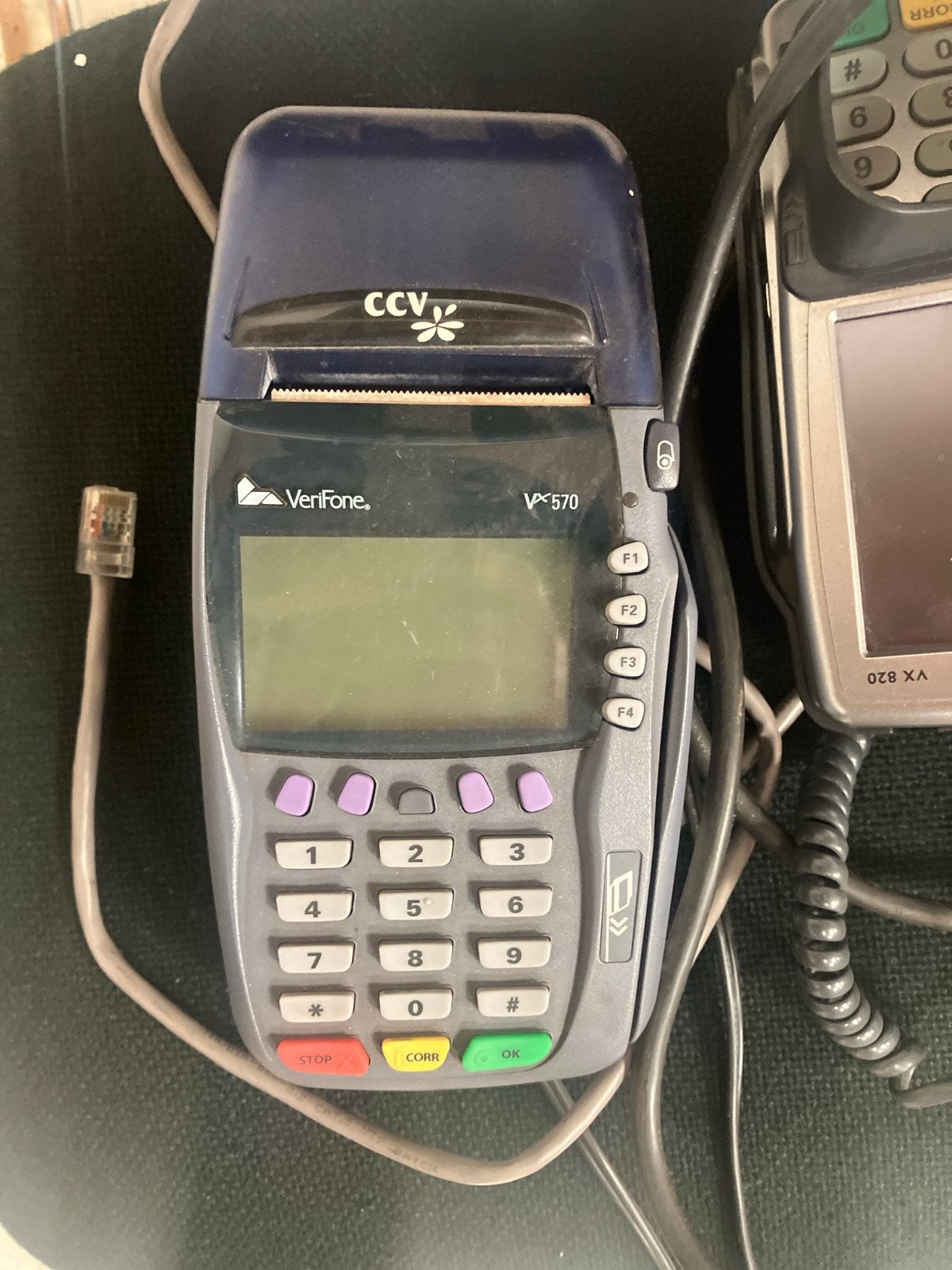 Verifone VX 570 en VX 820 Betaalterminals, Ophalen of Verzenden