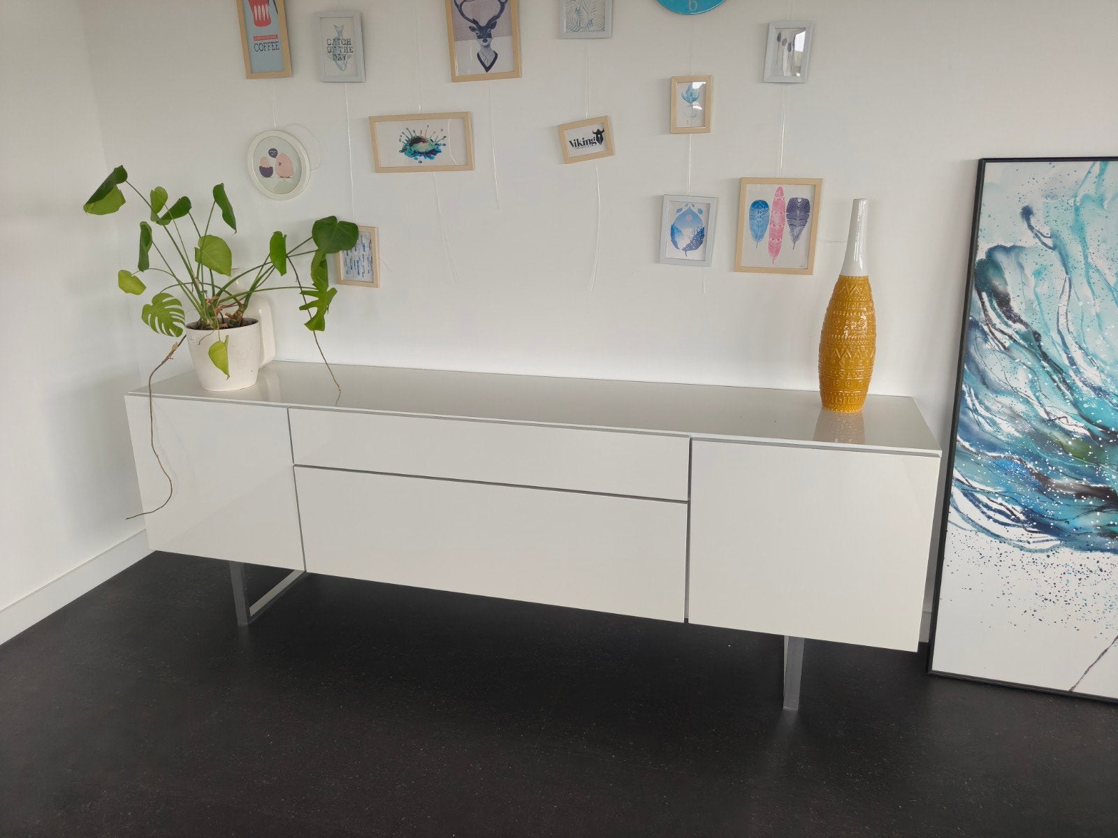 Witte kast, Ophalen, Gebruikt, 25 tot 50 cm, 200 cm of meer