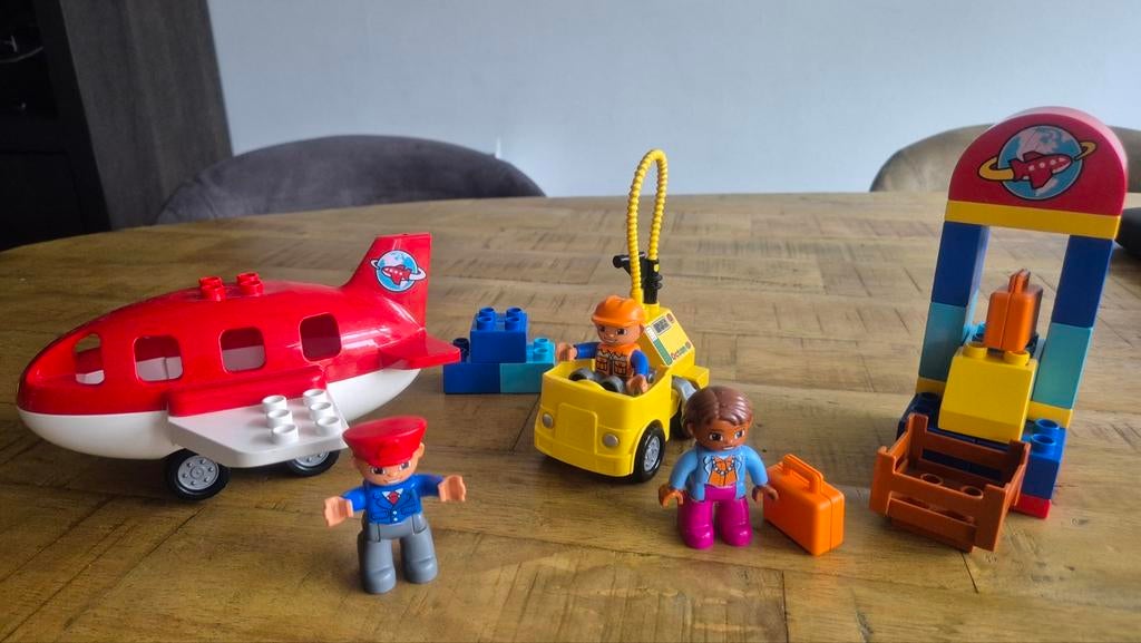 LEGO Duplo Vliegtuig 10590, Ophalen, Compleet, Zo goed als nieuw, Duplo
