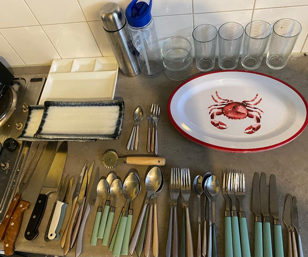 Keuken materiaal voor student, Overige typen, Ophalen of Verzenden, Zo goed als nieuw, Overige materialen
