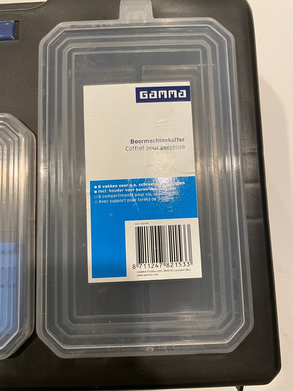 Gamma Boormachinekoffer - Lege Opbergkoffer, Ophalen, Zo goed als nieuw