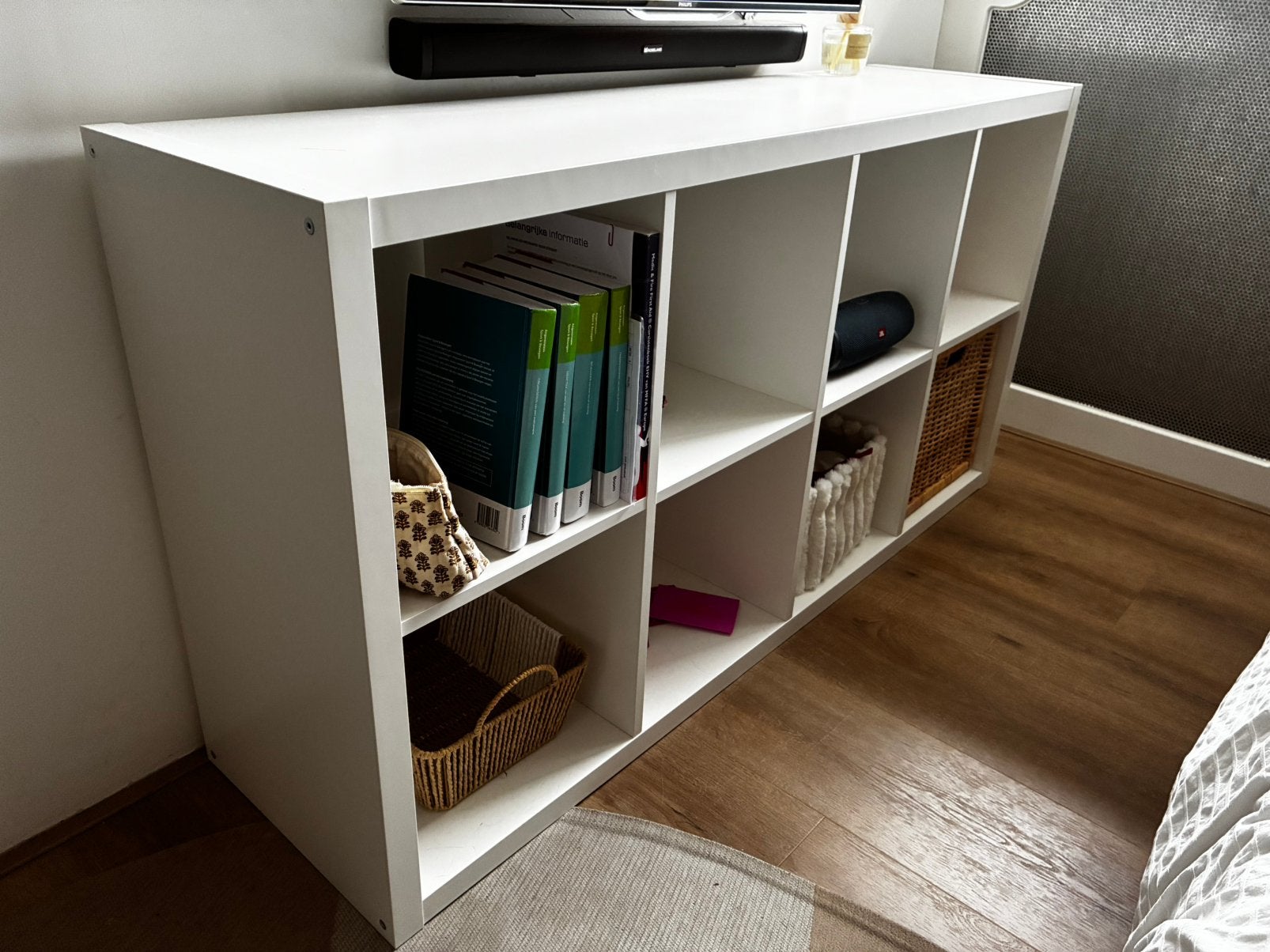 Vakkenkast Kallax Ikea wit als nieuw, Huis en Inrichting, Ophalen, Zo goed als nieuw