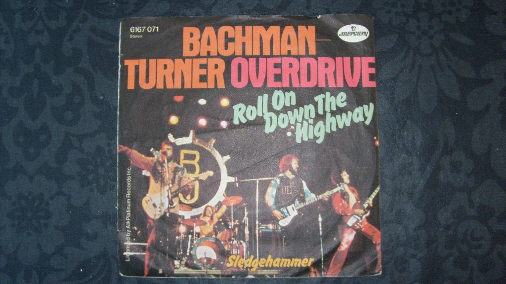 Bachman Turner Overdrive Vinyl Single uit 1974, Gebruikt, Originele persing, Ophalen of Verzenden, 12 inch