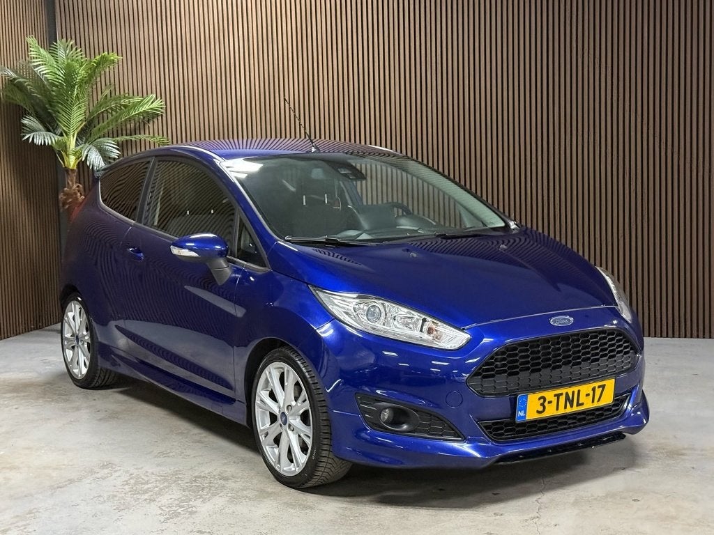 Ford Fiesta 1.0 EcoB. Sport Nieuwe D.Riem (bj 2014), Auto's, Euro 5, 125 pk, Blauw, 23 km/l