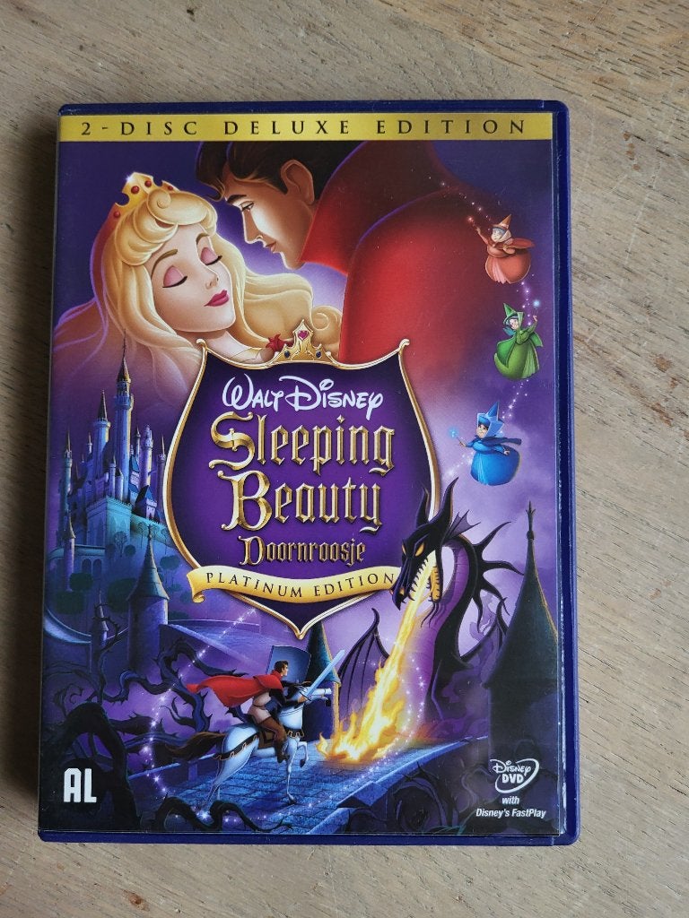 DVD Sleeping beauty Doornroosje - Disney, Alle leeftijden, Ophalen of Verzenden, Zo goed als nieuw