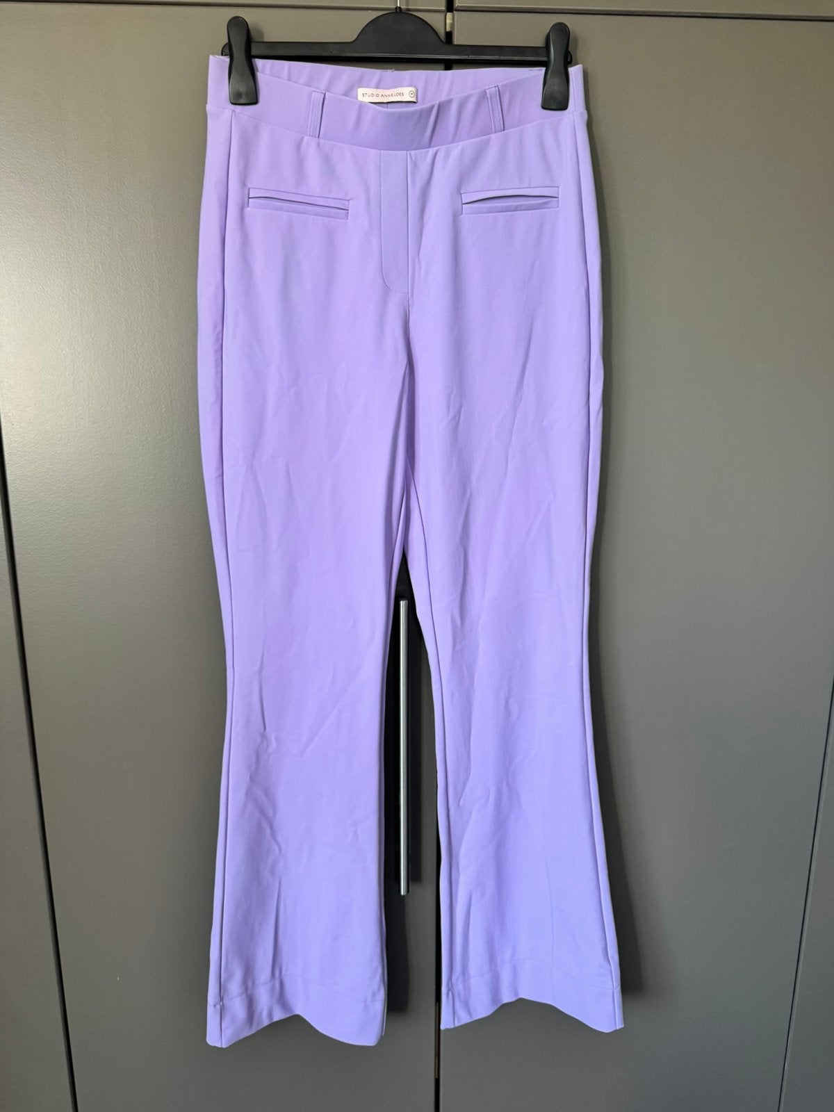 Studio Anneloes Flair bonded broek maat M, Maat 38/40 (M), Paars, Ophalen of Verzenden, Zo goed als nieuw