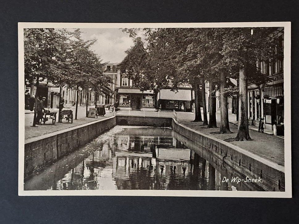 Sneek Friesland Zicht op De Wip omstreeks 1935, Verzenden, 1920 tot 1940, Ongelopen, Friesland