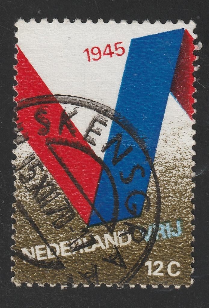 nvph 970 met openbalkstempel Breskensgraaf (10394), Postzegels en Munten, Postzegels | Nederland, Ophalen of Verzenden, Na 1940