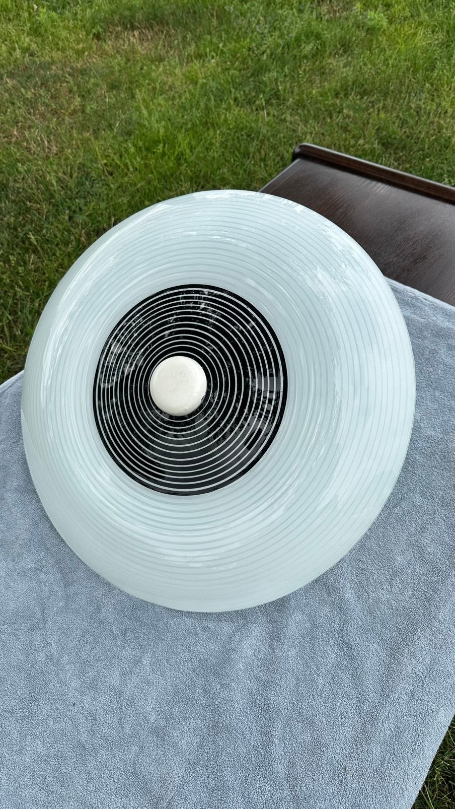 Vintage XL Philips Paraplulamp / UFO Plafondlamp (PRESU L14), Ophalen of Verzenden