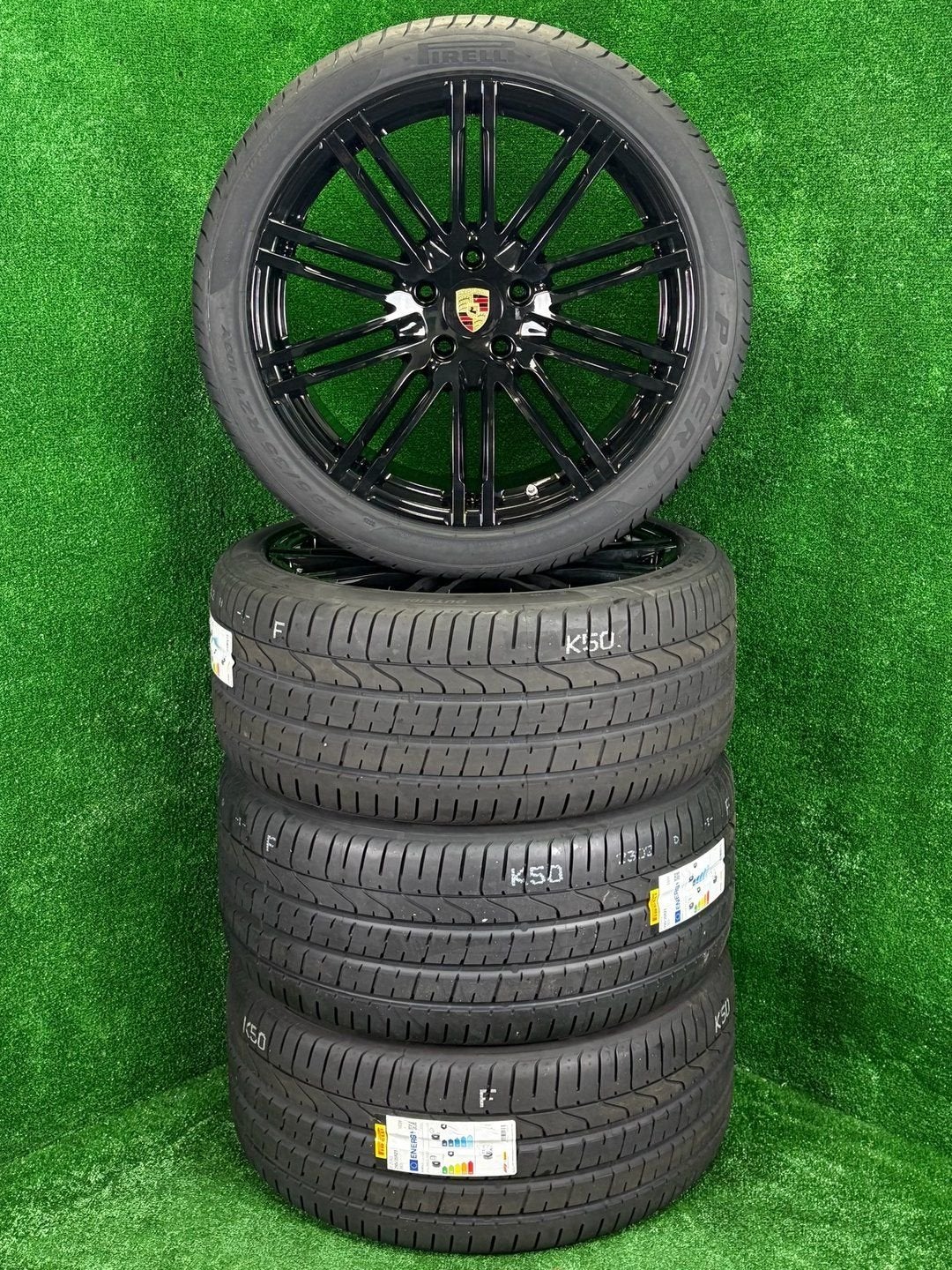 Orig. 21 inch Porsche Cayenne Turbo velgen banden Cayenne E2, 295 mm, -, -, Banden en Velgen