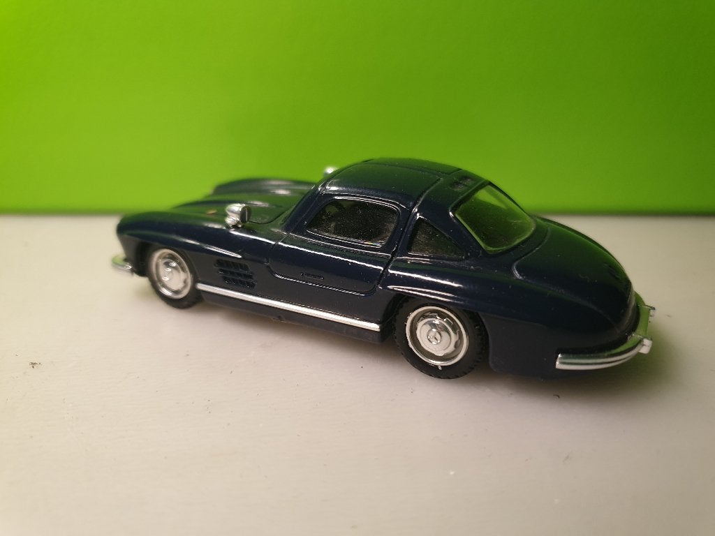 Solido - 1954 Mercedes 300SL [blauw] 1/43, Ophalen of Verzenden, Zo goed als nieuw, Auto, Solido