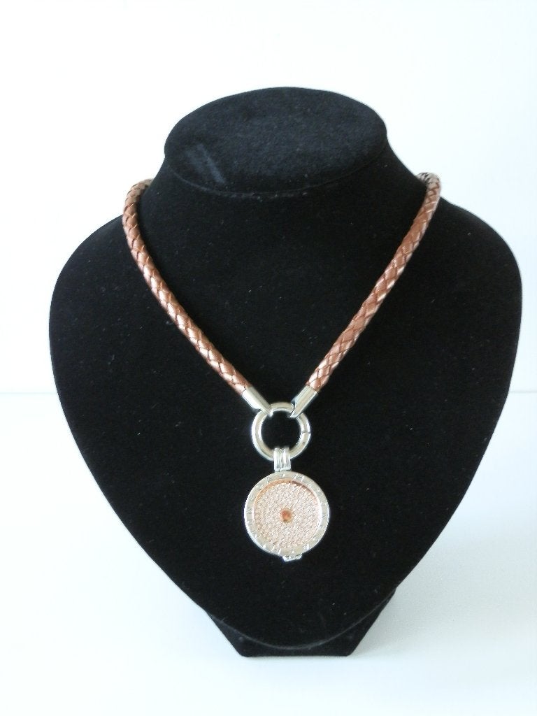 Mi Moneda ketting / kettinghanger. 925., Verstelbaar, Overige kleuren, Ophalen of Verzenden, Zo goed als nieuw