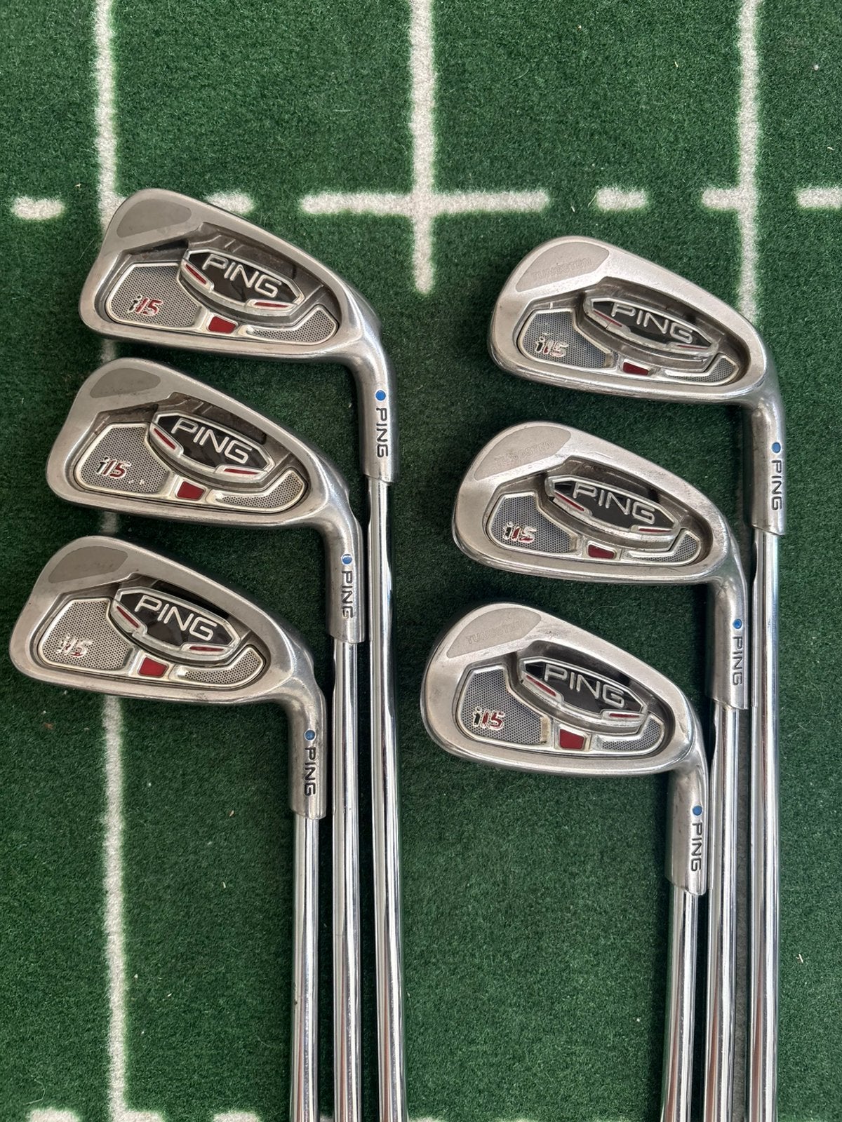 Ping I15 Ijzerset | Blue Dot | R Flex, Ping, Set, Zo goed als nieuw, Ping