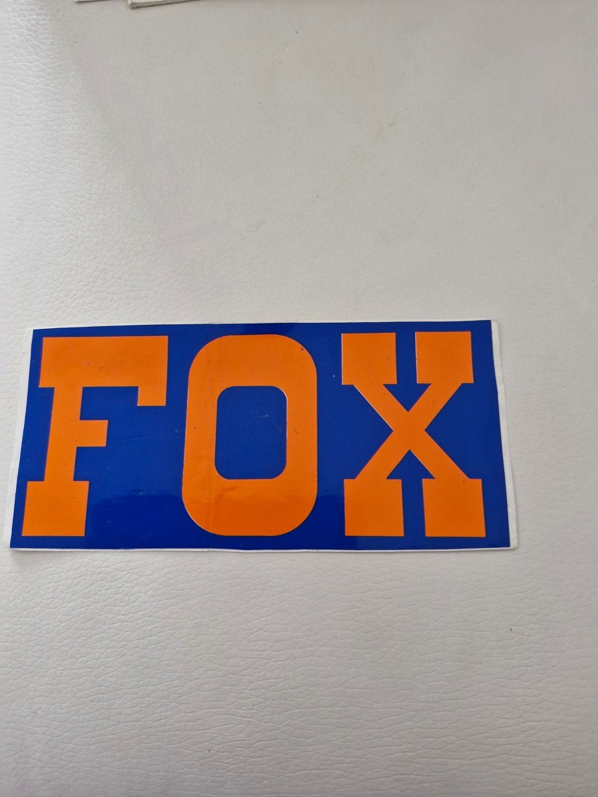 1065 Fox Racing Sticker - Blauw/Oranje Logo, Ophalen of Verzenden, Nieuw