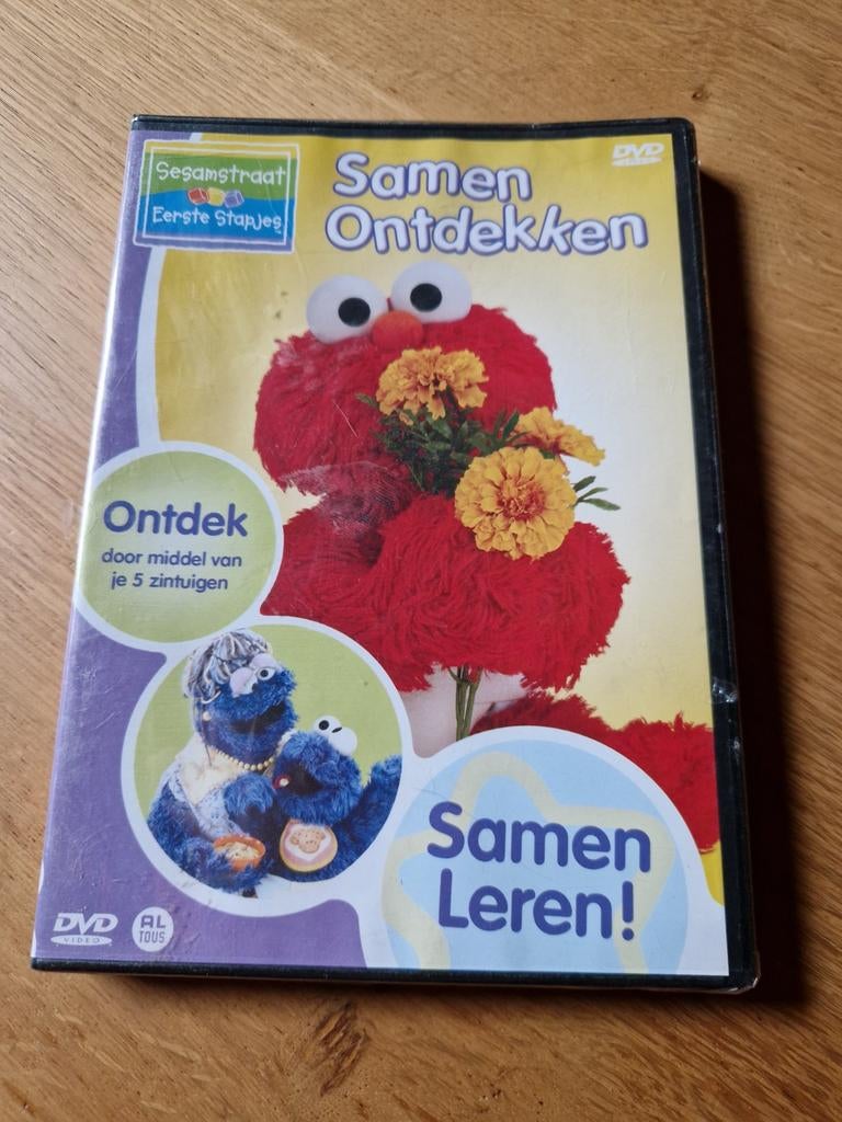 DVD SESAMSTRAAT, Alle leeftijden, Ophalen of Verzenden, Nieuw in verpakking, Educatief