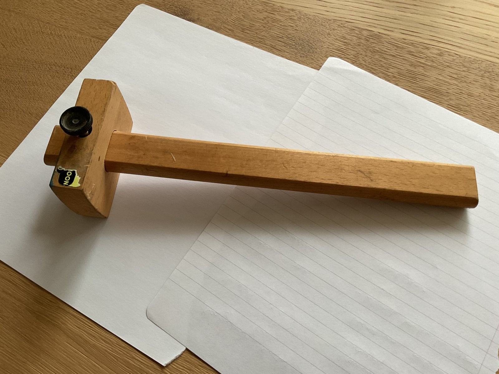 Nooitgedacht enkel houten kruishout 30 cm. Houtbewerking., Doe-het-zelf en Verbouw, Gereedschap | Handgereedschap, Ophalen, Gebruikt